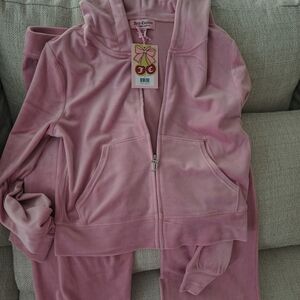 Valentines 🩷Juicy Couture Pink 🩷 Velour Track Suit